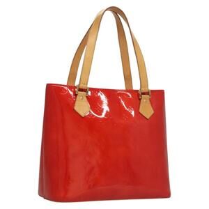 LOUIS VUITTON Monogram Vernis Houston Hand Bag Red M91092